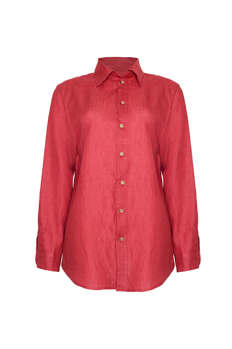 MAREE LINEN SHIRT LICHIA REEF