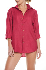 MAREE LINEN SHIRT LICHIA REEF