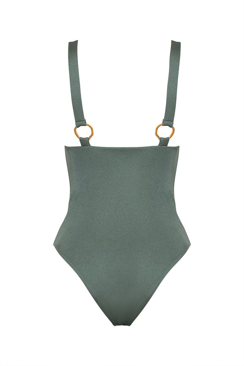 SETIF ONE PIECE DEEP GREEN SHIMMER