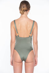 SETIF ONE PIECE DEEP GREEN SHIMMER